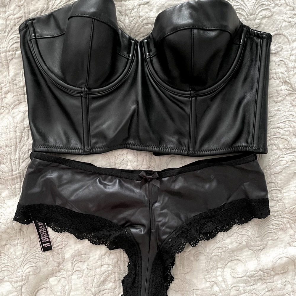 Victoria’s Secret PVC lingerie set Size S